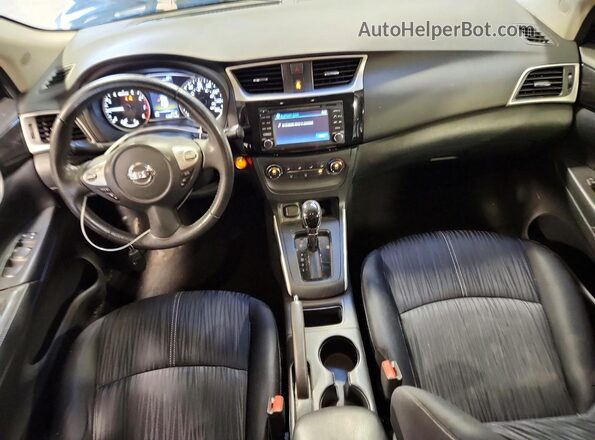 3N1AB7AP7GY324598 2016 NISSAN SENTRA Black Вид панелі приладів