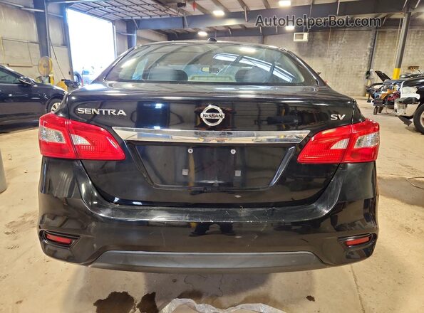 3N1AB7AP7GY324598 2016 NISSAN SENTRA Black Вид ззаду