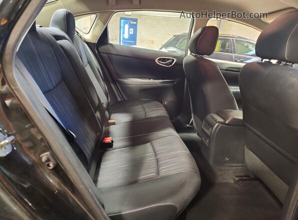 3N1AB7AP7GY324598 2016 NISSAN SENTRA Black Вид задніх сидінь