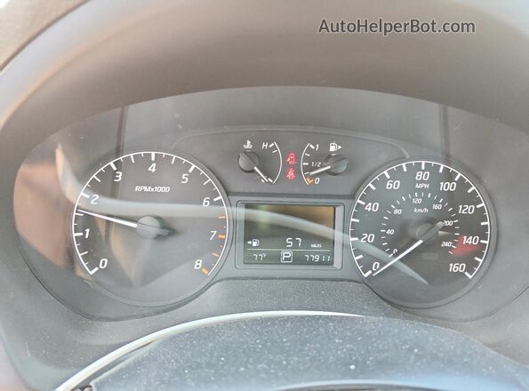 3N1AB7AP7GY333284 2016 NISSAN SENTRA Белый Вид щитка приборов