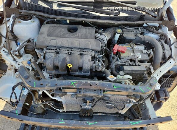 3N1AB7AP7GY333284 2016 NISSAN SENTRA Белый Вид задней части салона