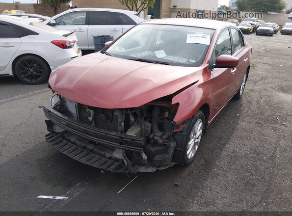 3N1AB7AP7GY335424 2016 NISSAN SENTRA Burgundy Առջևի ձախ երեք քառորդ տեսարան