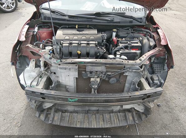 3N1AB7AP7GY335424 2016 NISSAN SENTRA Burgundy Հետևի տեսք