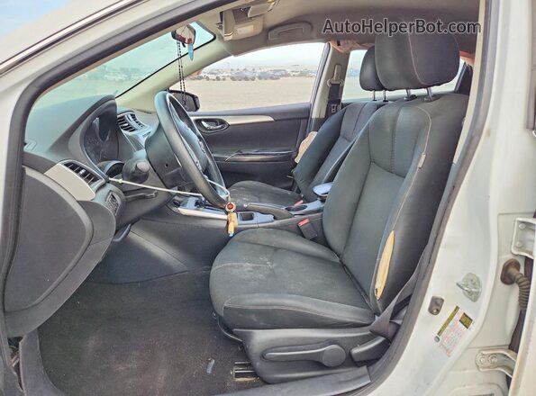 3N1AB7AP7GY335942 2016 NISSAN SENTRA White წინა სალონის ხედი