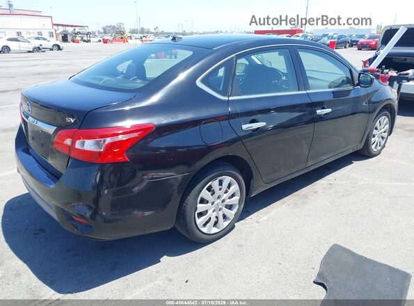 3N1AB7AP7HL636693 2017 NISSAN SENTRA Black Tył prawy