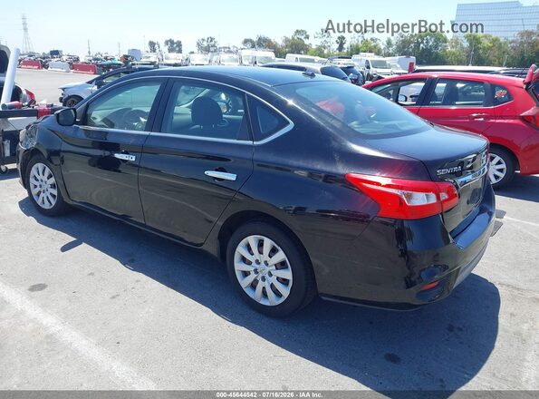 3N1AB7AP7HL636693 2017 NISSAN SENTRA Black Tył lewy