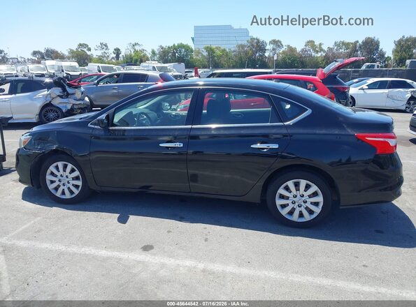 3N1AB7AP7HL636693 2017 NISSAN SENTRA Black Widok wnętrza 360 stopni
