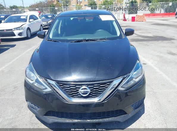 3N1AB7AP7HL636693 2017 NISSAN SENTRA Black Widok zestawu wskaźników