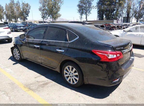 3N1AB7AP7HL649895 2017 NISSAN SENTRA Black Задня ліва чверть
