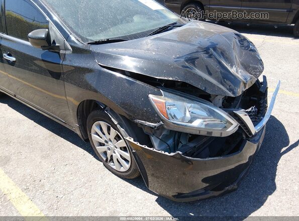 3N1AB7AP7HL649895 2017 NISSAN SENTRA Black Вид задньої частини салону
