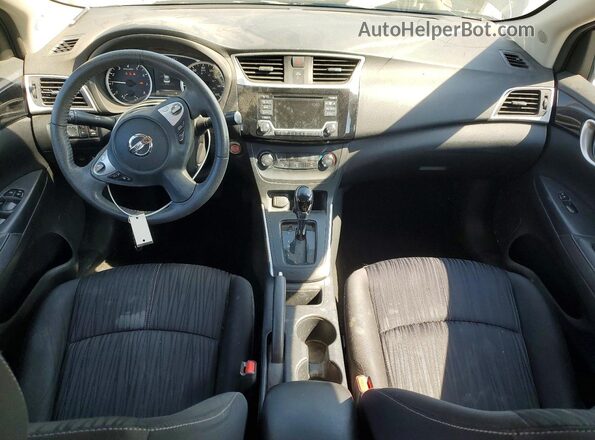 3N1AB7AP7HL680404 2017 NISSAN SENTRA Black Вид панелі приладів