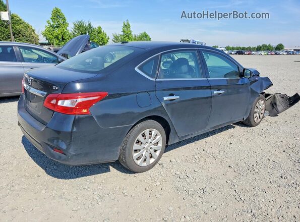3N1AB7AP7HL680404 2017 NISSAN SENTRA Black Задня права чверть