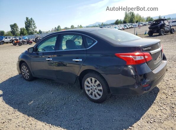 3N1AB7AP7HL680404 2017 NISSAN SENTRA Black Задня ліва чверть