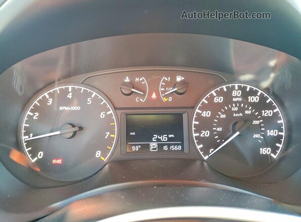 3N1AB7AP7HY210229 2017 NISSAN SENTRA White Vista del cuadro de instrumentos
