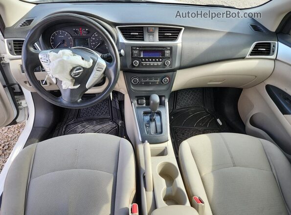 3N1AB7AP7HY216015 2017 NISSAN SENTRA White Dashboard view