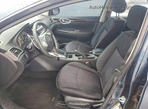 3N1AB7AP7HY228455 2017 NISSAN SENTRA Blue Вид салону спереду