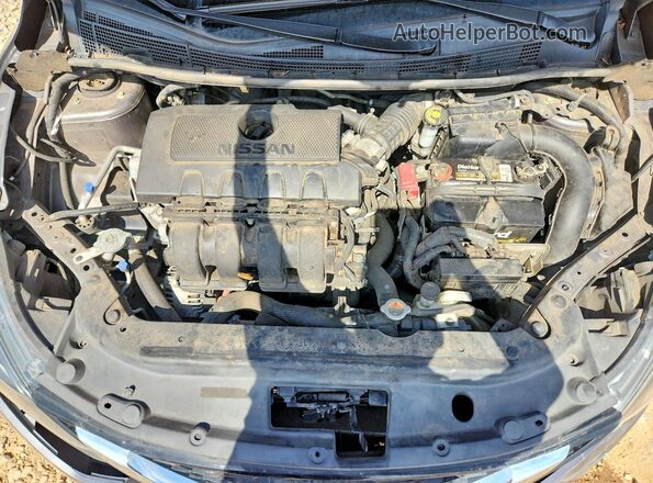 3N1AB7AP7HY228505 2017 NISSAN SENTRA Charcoal Вид задньої частини салону