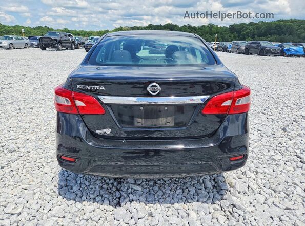 3N1AB7AP7HY230920 2017 NISSAN SENTRA Black Вид ззаду