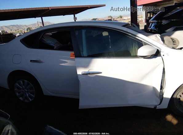 3N1AB7AP7HY253176 2017 NISSAN SENTRA White Widok zestawu wskaźników
