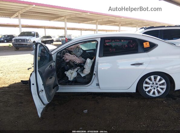 3N1AB7AP7HY253176 2017 NISSAN SENTRA White Widok wnętrza z tyłu