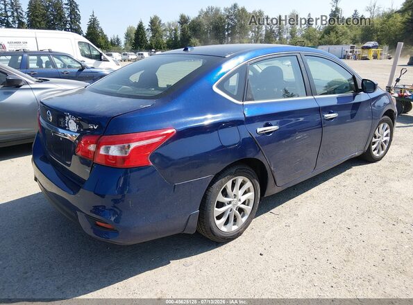 3N1AB7AP7HY267854 2017 NISSAN SENTRA Blue უკანა მარჯვენა