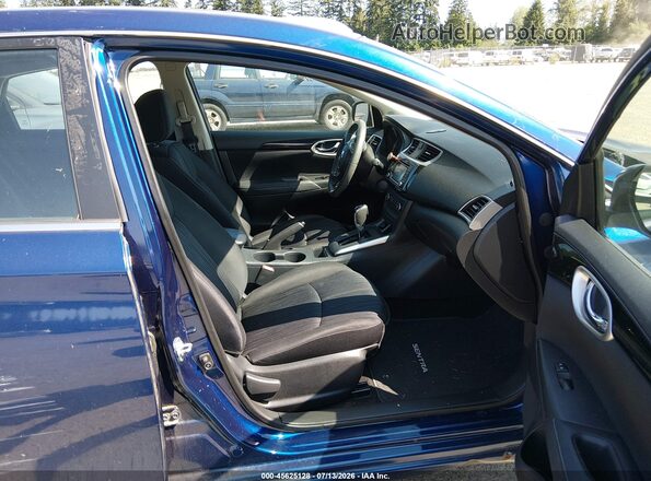 3N1AB7AP7HY267854 2017 NISSAN SENTRA Blue წინა სალონის ხედი