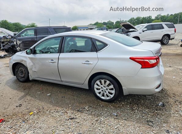 3N1AB7AP7HY273203 2017 NISSAN SENTRA Silver Задня ліва чверть