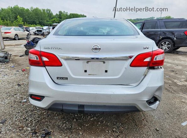 3N1AB7AP7HY273203 2017 NISSAN SENTRA Silver Вид ззаду