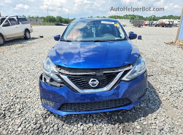 3N1AB7AP7HY276117 2017 NISSAN SENTRA Blue Вид спереду