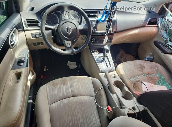 3N1AB7AP7HY276117 2017 NISSAN SENTRA Blue Вид панелі приладів