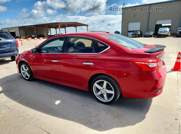 3N1AB7AP7HY281916 2017 NISSAN SENTRA Red Rear left