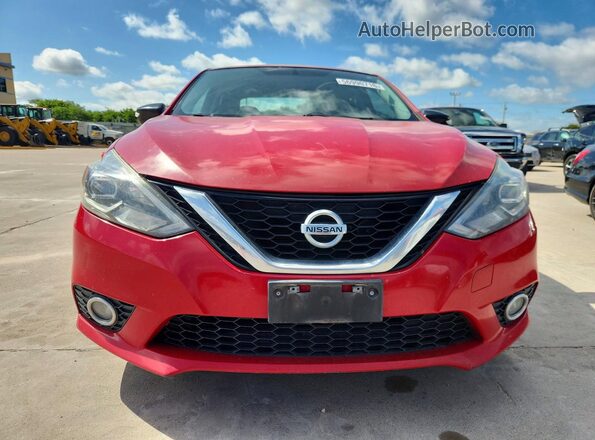 3N1AB7AP7HY281916 2017 NISSAN SENTRA Red Front view