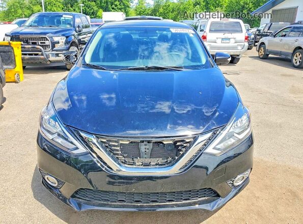 3N1AB7AP7HY284556 2017 NISSAN SENTRA Black წინა ხედი