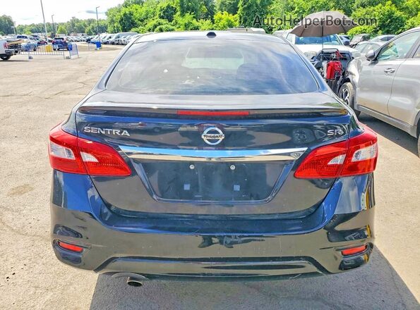 3N1AB7AP7HY284556 2017 NISSAN SENTRA Black უკანა ხედი