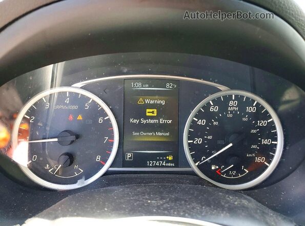 3N1AB7AP7HY284556 2017 NISSAN SENTRA Black ხელსაწყოთა პანელის ხედი
