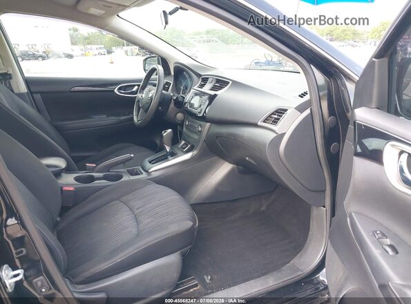 3N1AB7AP7HY290163 2017 NISSAN SENTRA Black Widok wnętrza z przodu