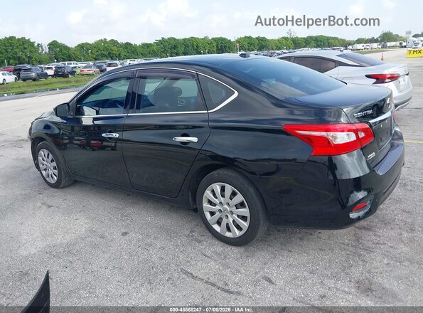 3N1AB7AP7HY290163 2017 NISSAN SENTRA Black Tył lewy