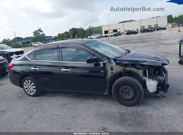 3N1AB7AP7HY290163 2017 NISSAN SENTRA Black Widok wnętrza 360 stopni
