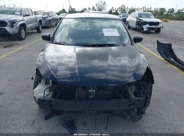 3N1AB7AP7HY290163 2017 NISSAN SENTRA Black Widok wnętrza z tyłu