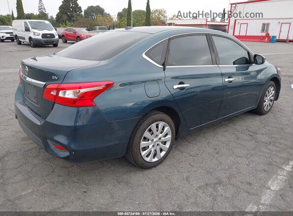 3N1AB7AP7HY291118 2017 NISSAN SENTRA Синий Задняя правая четверть