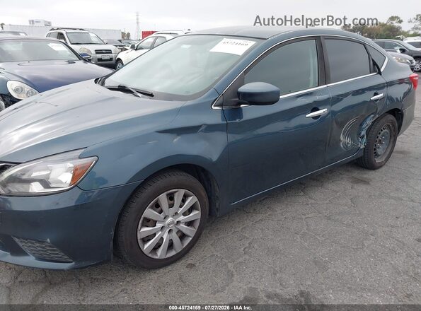 3N1AB7AP7HY291118 2017 NISSAN SENTRA Синий Вид спереди