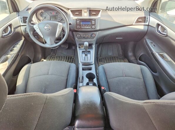3N1AB7AP7HY299249 2017 NISSAN SENTRA Белый Вид панели приборов