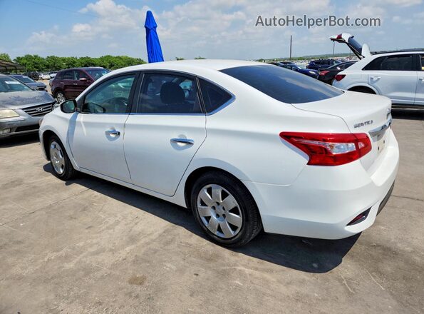 3N1AB7AP7HY299249 2017 NISSAN SENTRA Белый Задняя левая четверть