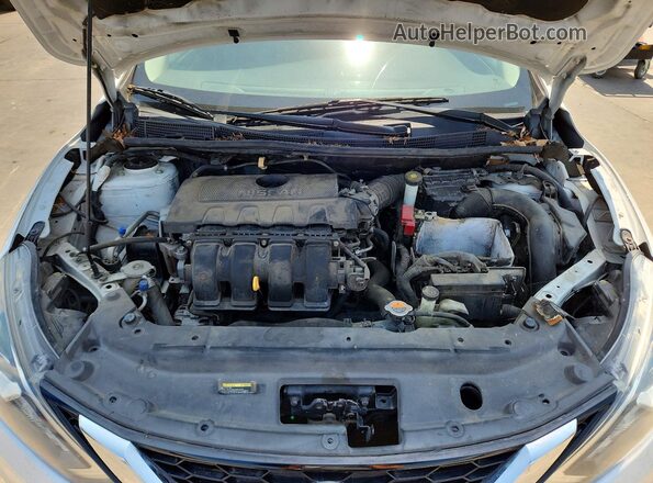 3N1AB7AP7HY299249 2017 NISSAN SENTRA Белый Вид задней части салона