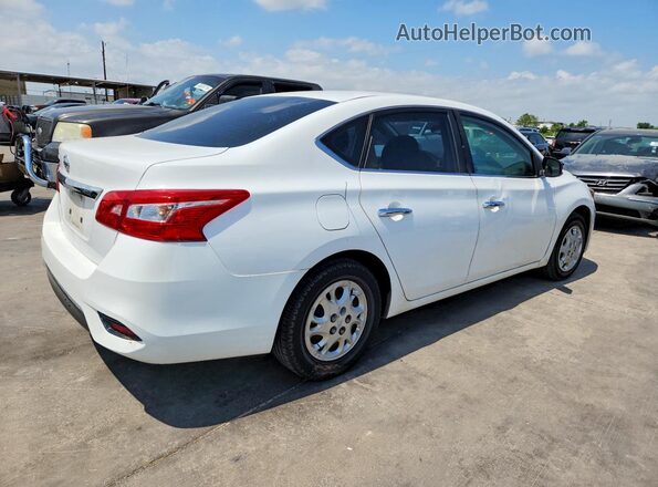 3N1AB7AP7HY299249 2017 NISSAN SENTRA Белый Задняя правая четверть