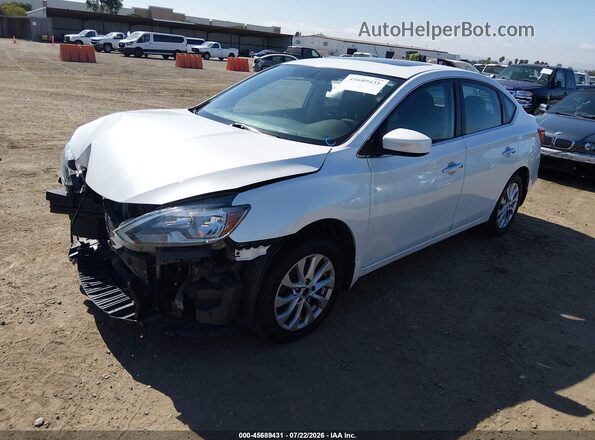 3N1AB7AP7HY314896 2017 NISSAN SENTRA White Vista tres cuartos delantera izquierda