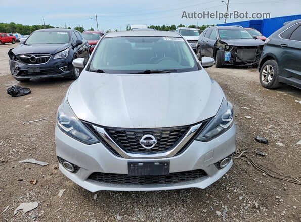 3N1AB7AP7HY355609 2017 NISSAN SENTRA Silver წინა ხედი