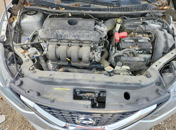 3N1AB7AP7HY355609 2017 NISSAN SENTRA Silver უკანა სალონის ხედი