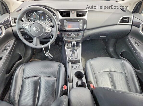 3N1AB7AP7HY355609 2017 NISSAN SENTRA Silver წინა პანელის ხედი