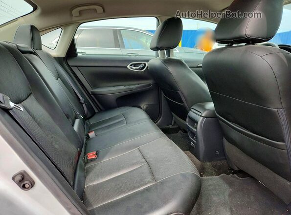 3N1AB7AP7HY355609 2017 NISSAN SENTRA Silver უკანა სავარძლების ხედი